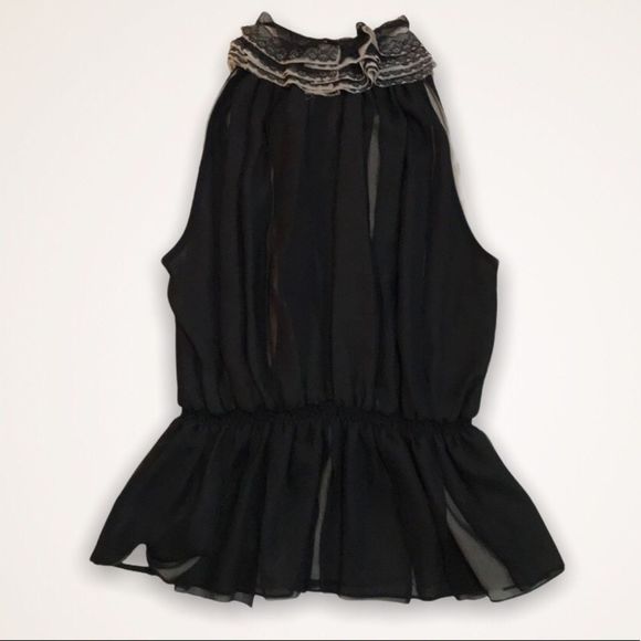 ROBERT RODRIGUEZ Ruffle Front Peplum Blouse - Picture 4 of 10